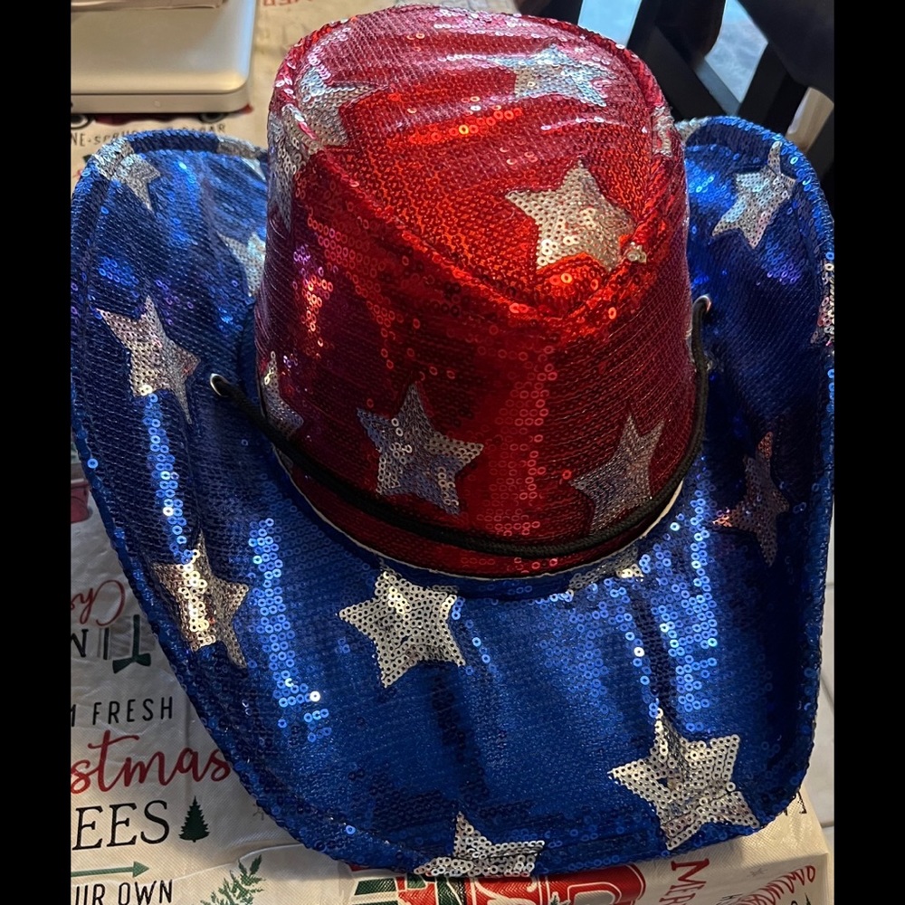 Sequins American Cowboy hat
